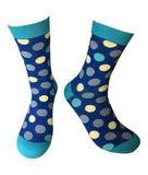 5 Pair Mens Funky Fun Colorful Socks-Hipster Power Socks-Premium Cotton Socks