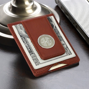 Leather Wallet and Money Clip