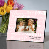 Personalized Flowergirl Frame - Available in 7 Colors