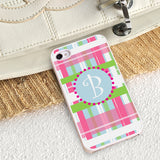 Personalized White Trimmed iPhone Cover