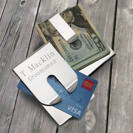 Polished Money Clip/Credit Card Holder