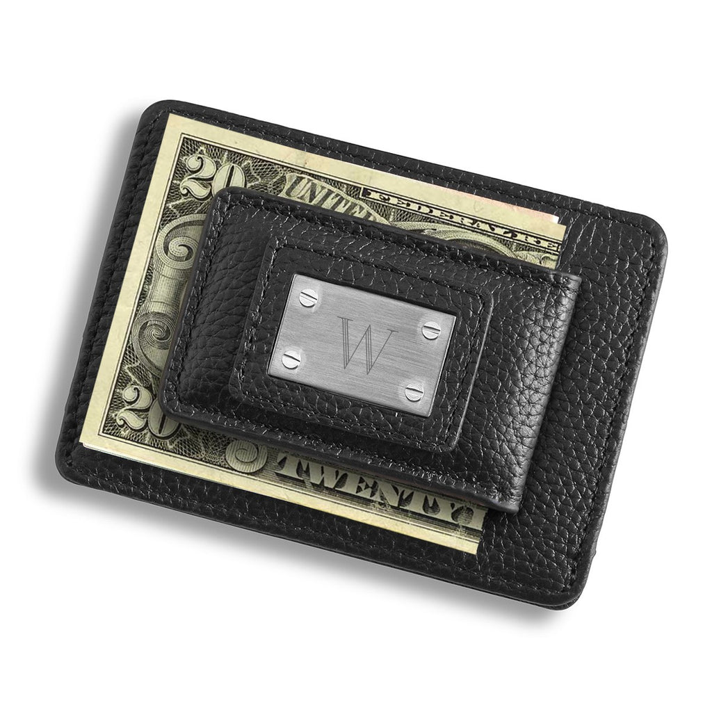 Monogram money clip wallet
