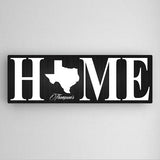 Personalized Home State Canvas