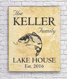 Canvas Print for a Family Lake Home