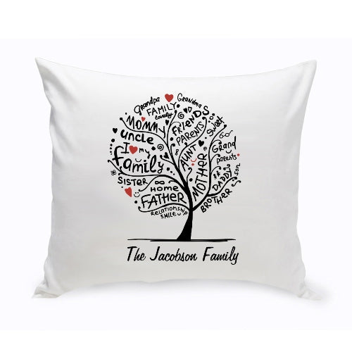 16" x 16" Family Roots Throw Pillow