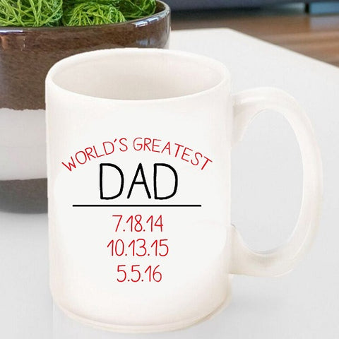 Personalized World's Greatest Coffee Mug