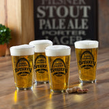 Personalized Pint Glasses - Set of 4