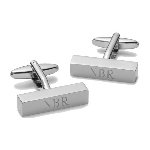 Rectangular Cufflink Bars