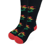 Buddies Marijuana Socks For Men-Hemp Leaf Socks Crew Socks-Crazy Dress Socks