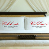 Celebration Couples Pillow Case Set