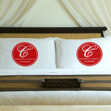 Magical Monogram Couples Pillow Case Set