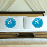 Magical Monogram Couples Pillow Case Set